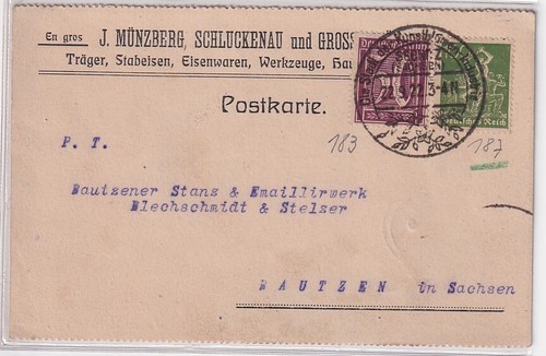 25093 postkarte zudruck - 25093, j