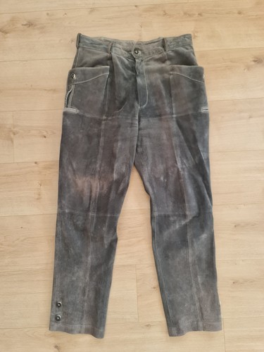 Veloursleder hose lederhose - veloursleder,