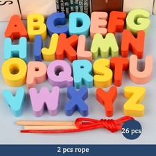 26-tlg. Holz Buchstaben