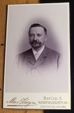 Mann mit Bart - Portrait / CDV