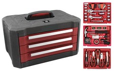 Premium Werkzeugkoffer Montage Elektro Werkzeugbox Werkzeugkiste 99 tlg 2. Wahl