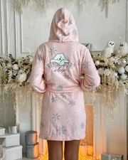 Bademantel mit Kapuze Damen