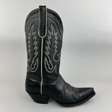 Liberty Boots Co Stitch spitz Cowboy Western Festival Stiefel Größe US8 B UK5,5