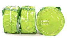 TUPPERWARE Tasche grün rund "Happy Inside" passend für Microgourmet