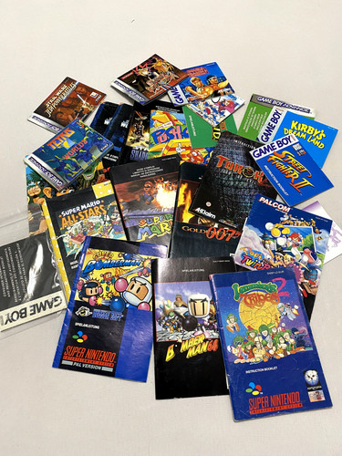 Nintendo anleitungen snes - nintendo,