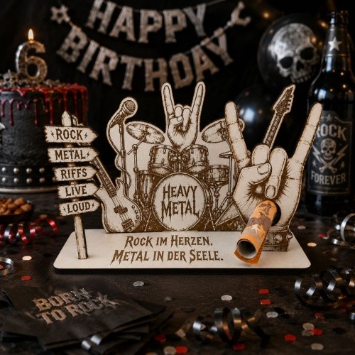 Heavy metal geldgeschenk - heavy,