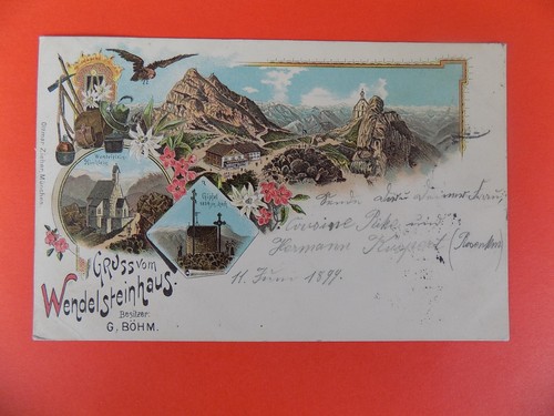 Alte postkarte gruss aus - alte,