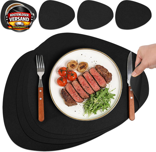 Tischsets leder imitat - tischsets, leder-imitat