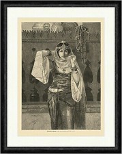 Orientalische Braut Bredt Trachten Kostüm Ketten Schleier  Faksimile_E 14572