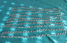 5 x 1 Meter Kristallkette  Octagons für Kronleuchter Lüster Chandelier neuwertig