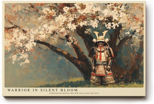 Sinus art wandbild - wandbild, samurai