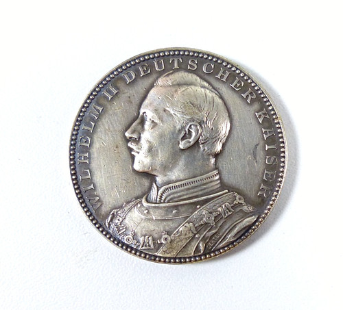 Original alte medaille wilhelm - alte,