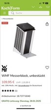NP 119,00 € WMF Messerblock Grand Gourmet mit Borsteneinsatz