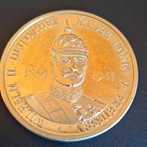 Silbermedaille wilhelm - silbermedaille, ii