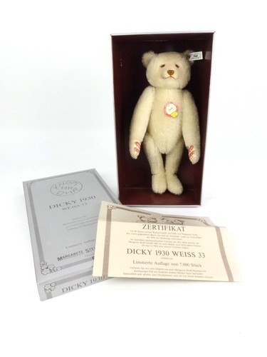 Steiff teddybär dicky 1930 - steiff,