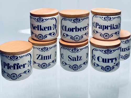 Gewürzdosen ddr porzellan - 8,