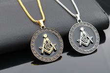 Halskette Freimaurer Medaille