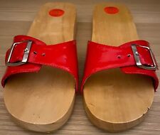 Holzpantoletten Gr.40 rot