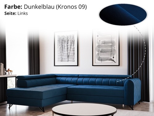 Ecksofa mit bettkasten alice - mit,