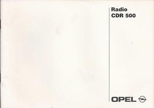 OPEL Radio CDR 500