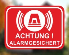 Aufkleber Achtung