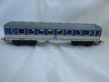 Eisenbahn, Lima Personenwagen 10498 Beige / Blau 2. Klasse Spur H0 Gebraucht
