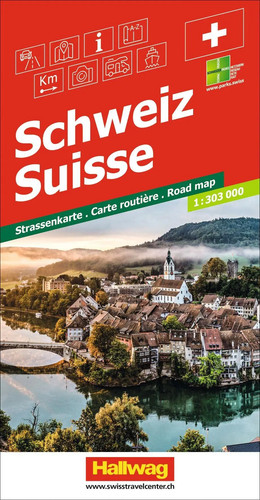 Hallwag strassenkarte schweiz - strassenkarte,