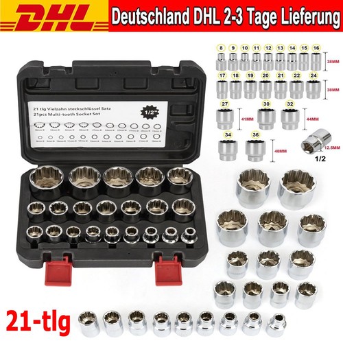 Steckschlüssel vielzahn - 1/2",