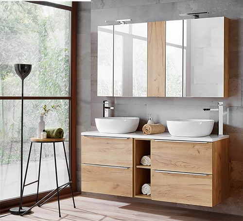 Badezimmer set capri 140cm - badezimmer,