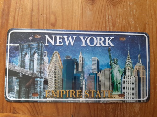 Deko blechschild von new york - blechschild,
