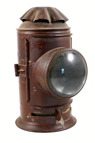 Antike fahrradlampe - antike,