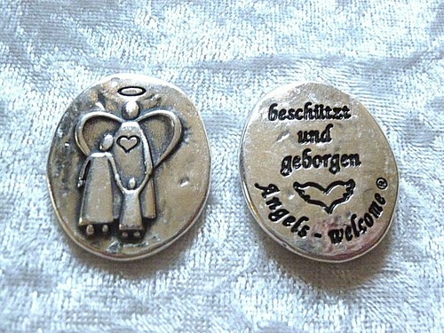 Engel münze beschützt - beschützt, &