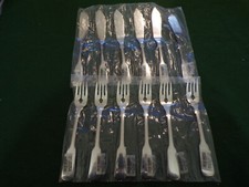 Villeroy & Boch MONTCLAIR Fischbesteck für 6 Personen 12 Teile Silber 120er OVP