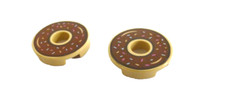 2 x LEGO® 15535 City,Fliese 2 x 2  bedruckt Donuts Kekse Figuren-Zubehör,Neu