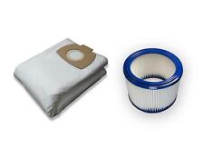 5 Staubsaugerbeutel + 1 auswaschbarer Filter für Protool VCP 250 E  VCP250E