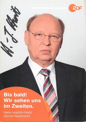 Autogramm hans joachim heist - hans-joachim,