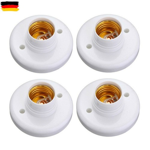 Wandfassung e27 fassung - 4x,