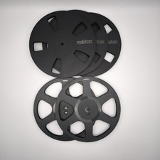 5x Revox Tonbandspule 26,5 Kunststoff Schwarz - Leerspulen in Top Zustand!