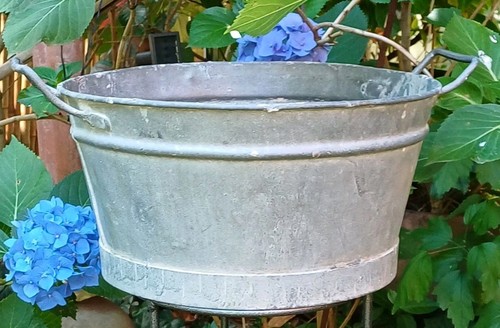 Zinkwanne alt antik - alt, ,antik