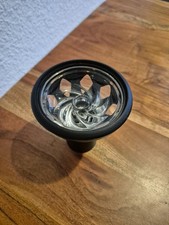 Shisha Kopf aus Silikon Tabakkopf für Wasserpfeife 8-Loch mit Glaseinsatz