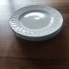 Rosenthal Lotus  Platin 4 Speiseteller Dm . 25 cm