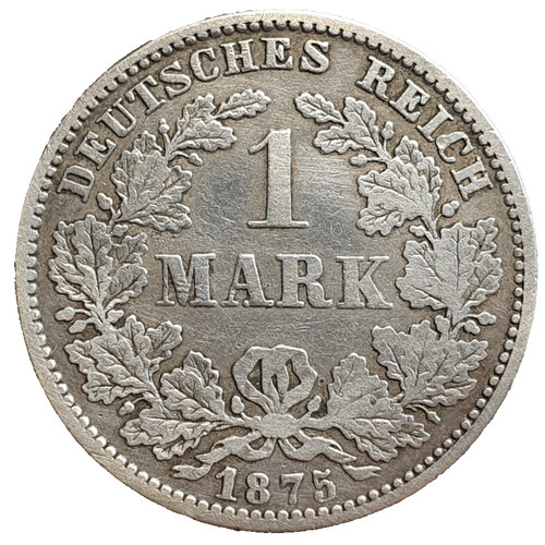 Mark reichsmark 1875 e - mark,
