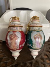 2 Stk. Bradford Editions Symphony of Angels Heirloom Porcelain Peaceful Prelude