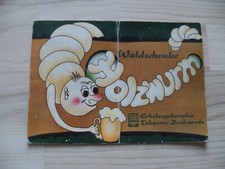 Speisekarte "Holzwurm" FDGB Erholungskomplex Talsperre Zeulenroda