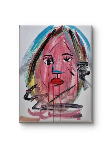 Expressionism 40x50cm woman - expressionism,