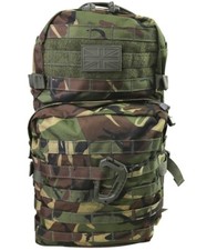 KOMBAT Medium Molle Assault Pack 40 Liter DPM WOODLAND CAMO RUCKSACK / RUCKSACK