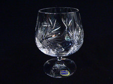 Bohemia Kristall Brandy - Likörglas m Schleuderstern 11 cm fine Cut