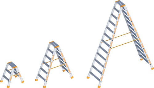 Layher stehleiter alu - stehleiter, stufen