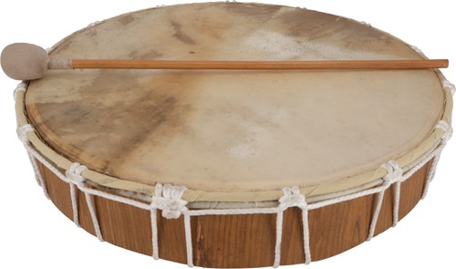 Flache holztrommel - flache,