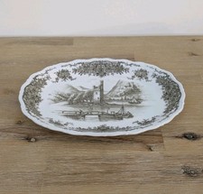 Seltmann Weiden Barock Rheingau W.Germany Fleischplatte Servierplatte 27 x 18 cm